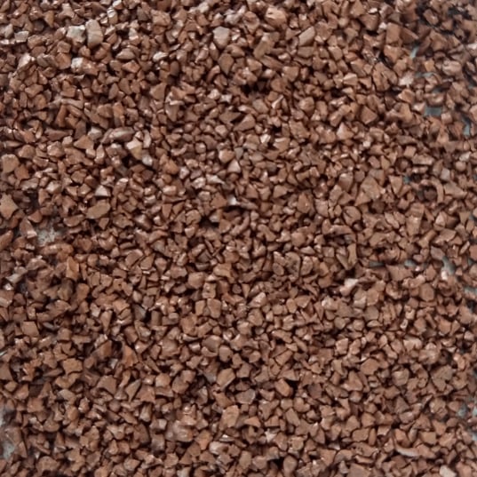 Black Coloured Rubber Chippings