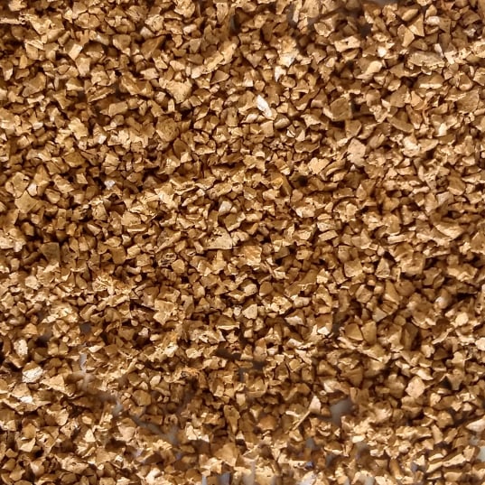 Black Coloured Rubber Chippings