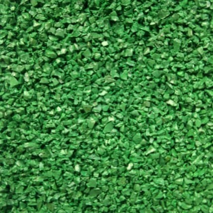 Green Coloured Rubber Chippings (2)