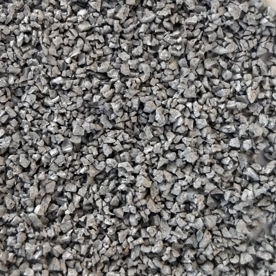 Black Coloured Rubber Chippings