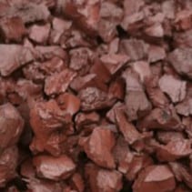 Red Coloured Rubber Chippings