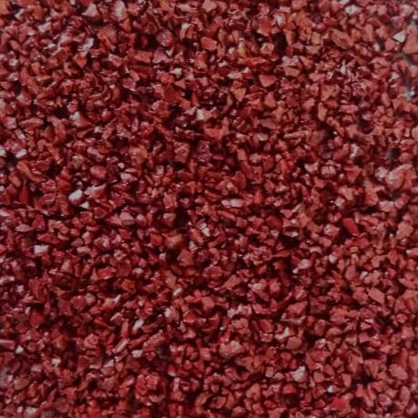 Red Coloured Rubber Chippings (3)